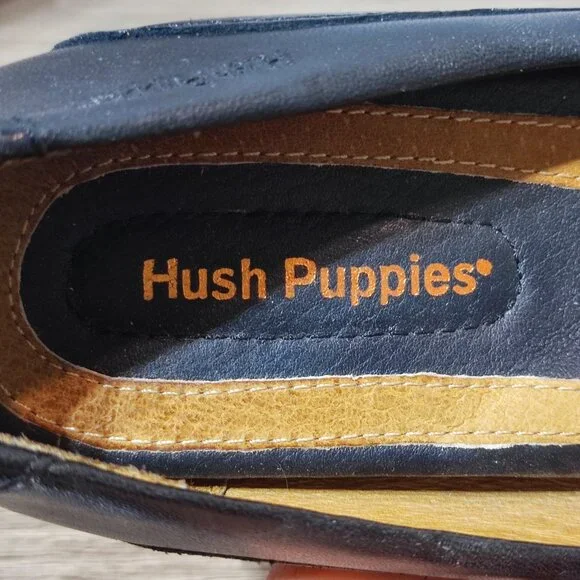 Hush Puppies square toe 3" heel pumps women's size 8.5 black - Picture 7 of 12